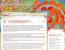Tablet Screenshot of gatewaytopacific.wordpress.com