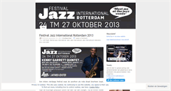 Desktop Screenshot of festivaljazzinternationalrotterdam.wordpress.com