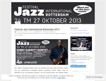 Tablet Screenshot of festivaljazzinternationalrotterdam.wordpress.com