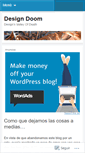Mobile Screenshot of designdoom.wordpress.com