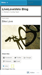 Mobile Screenshot of livelovevelo.wordpress.com