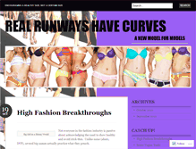 Tablet Screenshot of curvyrunways.wordpress.com