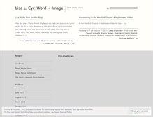 Tablet Screenshot of lisalcyr.wordpress.com