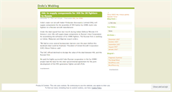 Desktop Screenshot of drdo.wordpress.com