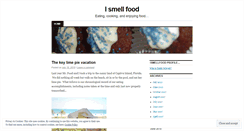 Desktop Screenshot of ismellfood.wordpress.com