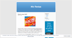 Desktop Screenshot of misfiestas.wordpress.com