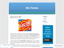 Tablet Screenshot of misfiestas.wordpress.com