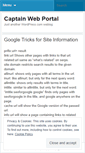 Mobile Screenshot of captainwebportal.wordpress.com