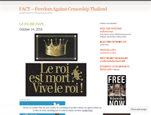 Tablet Screenshot of facthai.wordpress.com