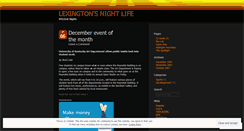 Desktop Screenshot of nightlifeky.wordpress.com