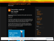 Tablet Screenshot of nightlifeky.wordpress.com