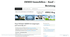 Desktop Screenshot of immio.wordpress.com