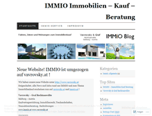 Tablet Screenshot of immio.wordpress.com