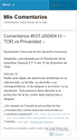 Mobile Screenshot of miscomentariospodcast.wordpress.com