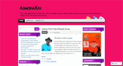 Desktop Screenshot of adaohanjemz.wordpress.com
