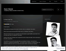 Tablet Screenshot of kevinolenick.wordpress.com