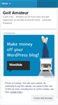 Mobile Screenshot of golfamateur.wordpress.com