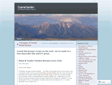 Tablet Screenshot of cosmicgarden.wordpress.com