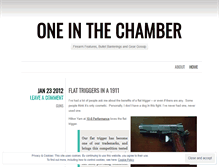 Tablet Screenshot of oneinthechamber.wordpress.com