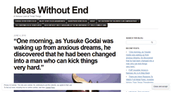 Desktop Screenshot of ideaswithoutend.wordpress.com