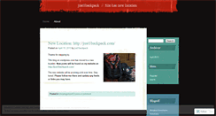Desktop Screenshot of just1backpack.wordpress.com