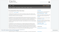 Desktop Screenshot of eltigrechino.wordpress.com