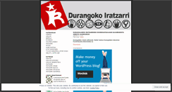 Desktop Screenshot of durangokoiratzarri.wordpress.com