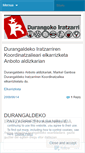 Mobile Screenshot of durangokoiratzarri.wordpress.com