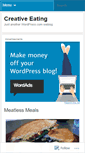 Mobile Screenshot of creativeeating.wordpress.com