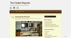 Desktop Screenshot of clutterreport.wordpress.com