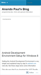 Mobile Screenshot of anandopaul.wordpress.com