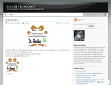 Tablet Screenshot of agustech.wordpress.com