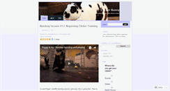 Desktop Screenshot of clickerbunny.wordpress.com