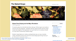 Desktop Screenshot of nakedgrapeofplano.wordpress.com