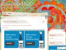 Tablet Screenshot of class3mlarkhall.wordpress.com
