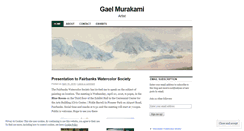 Desktop Screenshot of gaelmurakami.wordpress.com