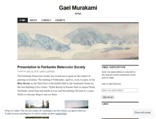 Tablet Screenshot of gaelmurakami.wordpress.com