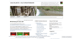 Desktop Screenshot of gailtalnetz.wordpress.com