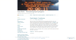 Desktop Screenshot of phdinprogress.wordpress.com