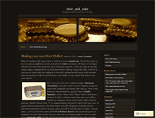 Tablet Screenshot of beerandcake.wordpress.com