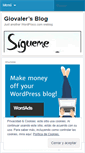 Mobile Screenshot of giovaler.wordpress.com