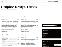Tablet Screenshot of gdthesis.wordpress.com