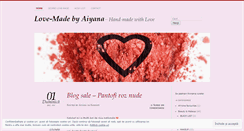 Desktop Screenshot of lovemadebyaiyana.wordpress.com