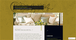 Desktop Screenshot of decoratingthoughts.wordpress.com