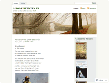Tablet Screenshot of abookbetweenus.wordpress.com