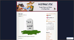 Desktop Screenshot of anotheraveragejoe.wordpress.com