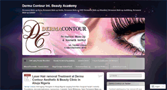 Desktop Screenshot of dermacontour.wordpress.com