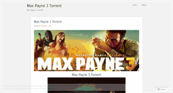 Desktop Screenshot of maxpayne3torrent.wordpress.com