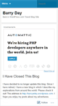 Mobile Screenshot of barryday.wordpress.com