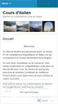 Mobile Screenshot of coursitalien.wordpress.com